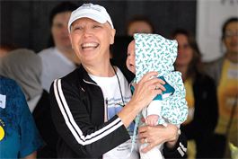 Jocelyn and me. Walk of Hope 2008